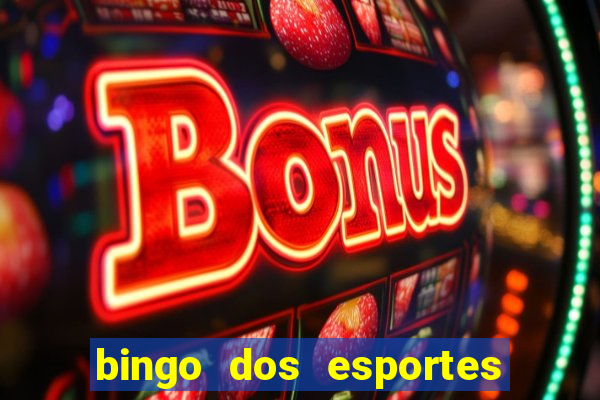 bingo dos esportes para imprimir